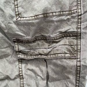 FREE PEOPLE Size 12 Green Flare Cargo Pants